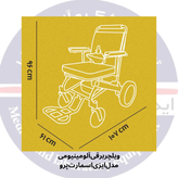 ویلچربرقیآلومینیومی مدلایزیاسمارتپرو برند ایزی موبیل