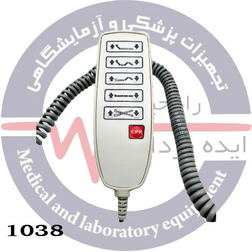 ریموت کنترل تخت ۳ موتوره کد: 1038
